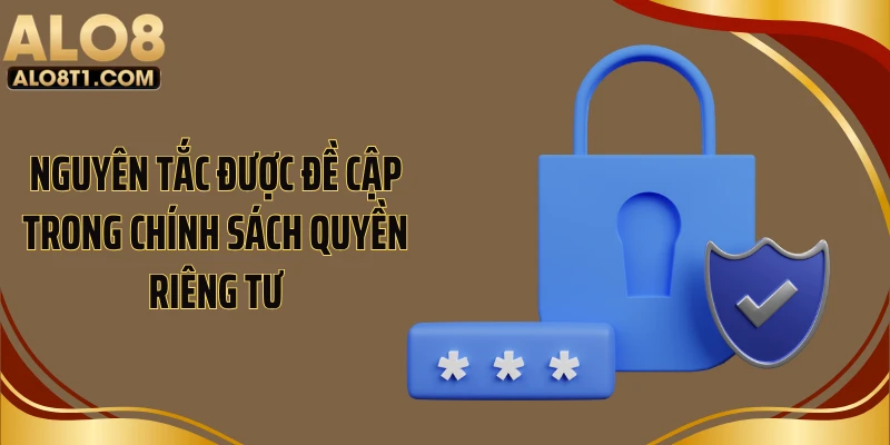 Nguyên tắc được đề cập trong chính sách quyền riêng tư