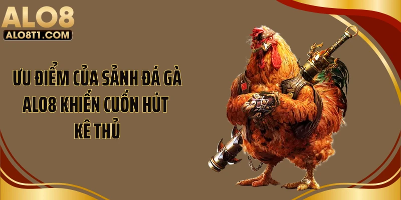 Ưu điểm của sảnh đá gà ALO8 khiến cuốn hút kê thủ